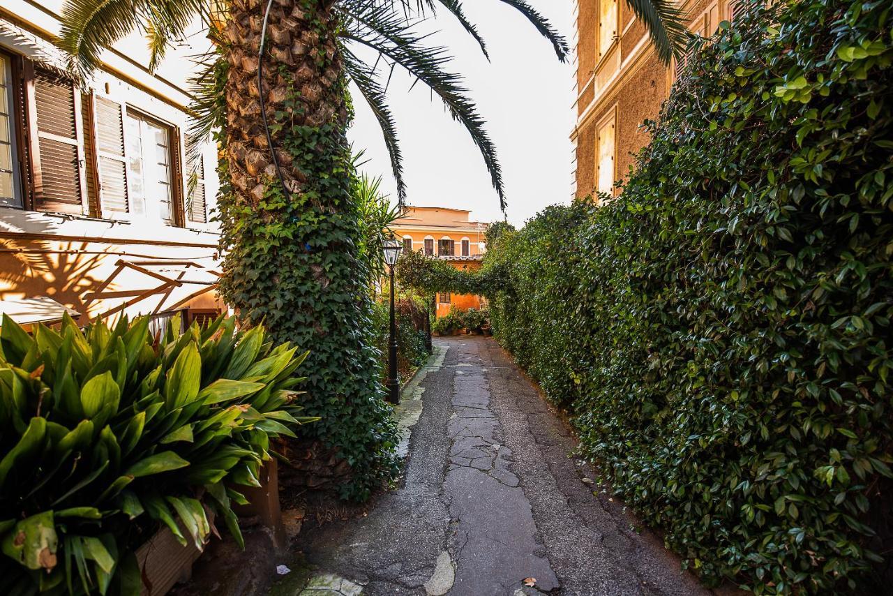 Cosy Studio In The Greenest Corner Of Trastevere Rome Bagian luar foto