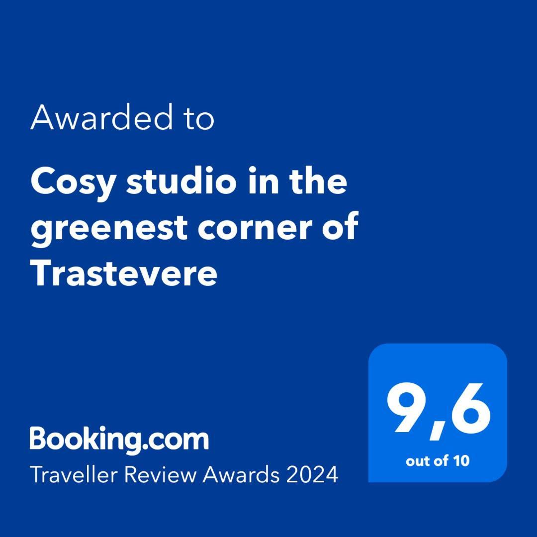 Cosy Studio In The Greenest Corner Of Trastevere Rome Bagian luar foto